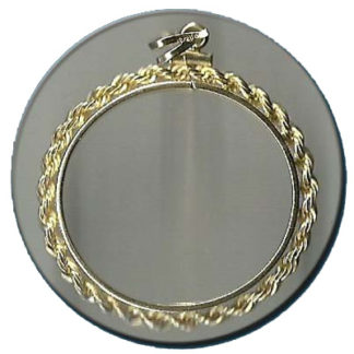 Gold Filled Rope Bezel