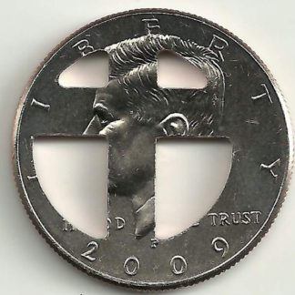 Crescent Moon Cross Coin